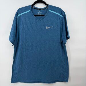 Nike blue dri-fit running shirt Size XXL